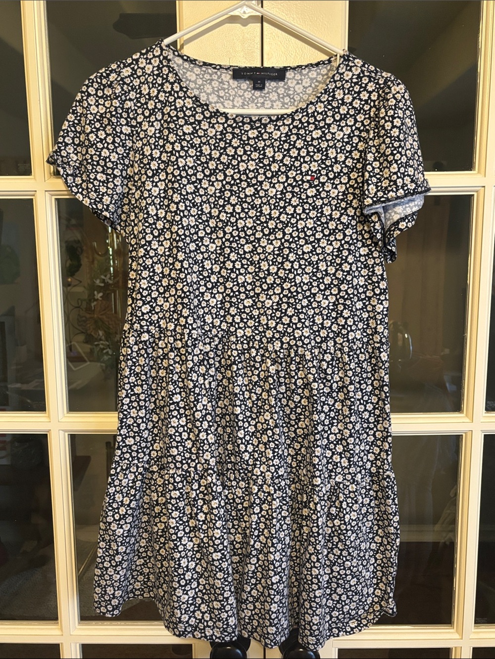 Tommy Hilfiger Navy Floral Daisy Tee Dress